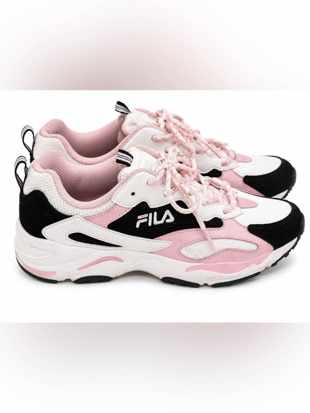 Fila Women’s Pink, White & Black Chunky Sneaker